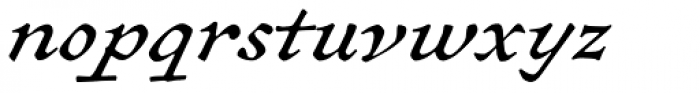 Sirenne Six MVB OSF Italic Font LOWERCASE