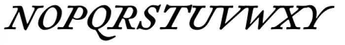 Sirenne Six MVB TF Italic Font UPPERCASE