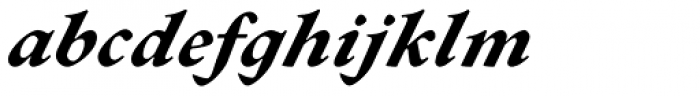 Sirenne Text MVB OSF Bold Italic Font LOWERCASE