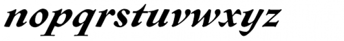 Sirenne Text MVB OSF Bold Italic Font LOWERCASE