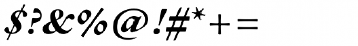 Sirenne Text MVB TF Bold Italic Font OTHER CHARS