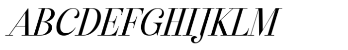 Sitges Light Italic Font UPPERCASE