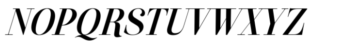 Sitges Regular Italic Font UPPERCASE
