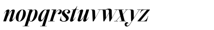 Sitges Regular Italic Font LOWERCASE