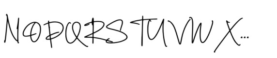 Sivadust Signature Font UPPERCASE