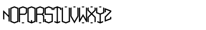 Six Sided Monogram Font UPPERCASE