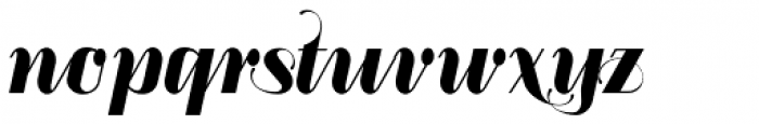 Sixtra Swing Font LOWERCASE