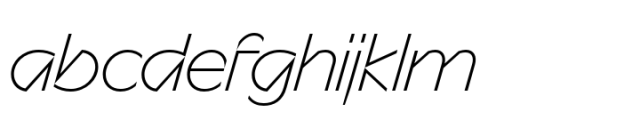 Sizek Extra Light Italic FONT