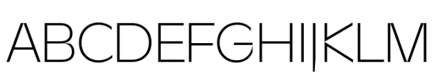 Sizek Extra Light Font UPPERCASE