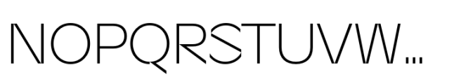 Sizek Extra Light Font UPPERCASE