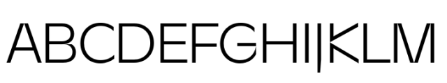 Sizek Light Font UPPERCASE