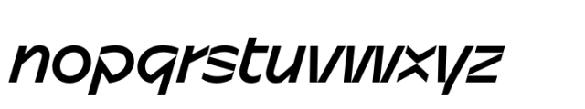 Sizek Medium Italic Font LOWERCASE