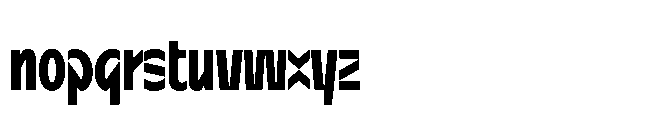 Sizek Pro Compressed Bold Font LOWERCASE