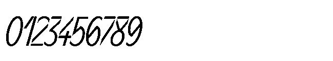 Sizek Pro Compressed Clear Italic Font OTHER CHARS