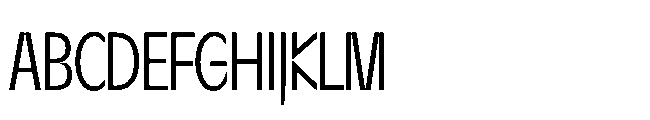Sizek Pro Compressed Clear Font UPPERCASE