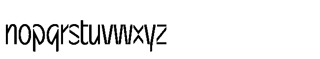 Sizek Pro Compressed Clear Font LOWERCASE