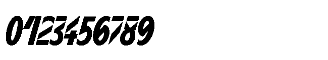 Sizek Pro Compressed Extra Bold Italic Font OTHER CHARS