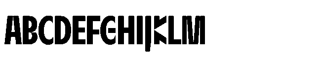 Sizek Pro Compressed Extra Bold Font UPPERCASE