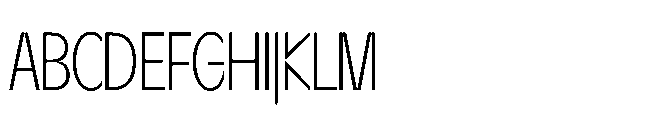 Sizek Pro Compressed Extra Light Font UPPERCASE