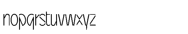 Sizek Pro Compressed Extra Light Font LOWERCASE