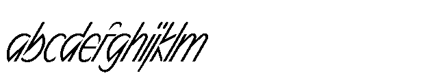 Sizek Pro Compressed Light Super Italic FONT