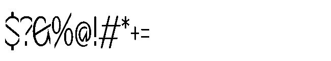 Sizek Pro Compressed Light Font OTHER CHARS