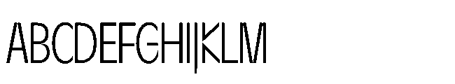 Sizek Pro Compressed Light Font UPPERCASE