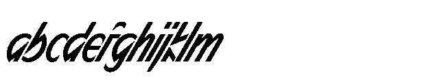 Sizek Pro Compressed Medium Super Italic FONT