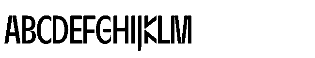 Sizek Pro Compressed Medium Font UPPERCASE