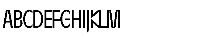 Sizek Pro Compressed Regular Font UPPERCASE