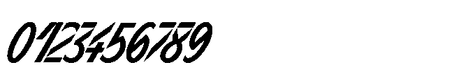 Sizek Pro Compressed Semi Bold Super Italic Font OTHER CHARS