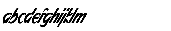 Sizek Pro Compressed Semi Bold Super Italic FONT