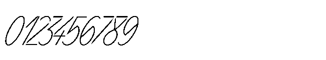 Sizek Pro Compressed Thin Super Italic Font OTHER CHARS