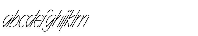 Sizek Pro Compressed Thin Super Italic FONT