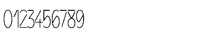 Sizek Pro Compressed Thin Font OTHER CHARS