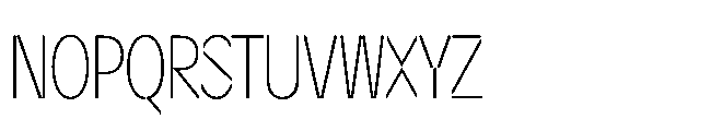 Sizek Pro Compressed Thin Font UPPERCASE