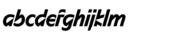 Sizek Pro Condensed Bold Italic FONT