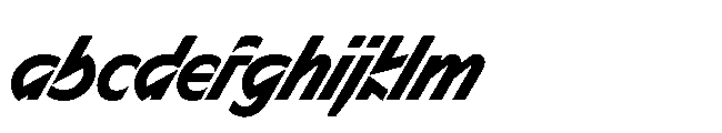 Sizek Pro Condensed Bold Super Italic FONT