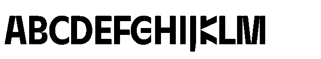 Sizek Pro Condensed Bold Font UPPERCASE