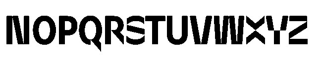 Sizek Pro Condensed Bold Font UPPERCASE