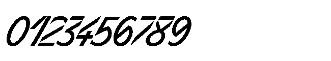 Sizek Pro Condensed Book Super Italic Font OTHER CHARS