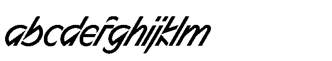 Sizek Pro Condensed Book Super Italic FONT