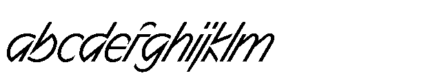 Sizek Pro Condensed Clear Super Italic FONT