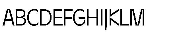 Sizek Pro Condensed Clear Font UPPERCASE