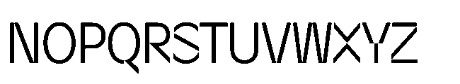 Sizek Pro Condensed Clear Font UPPERCASE