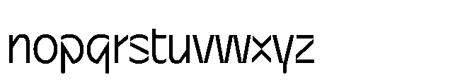 Sizek Pro Condensed Clear Font LOWERCASE