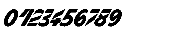 Sizek Pro Condensed Extra Bold Super Italic Font OTHER CHARS