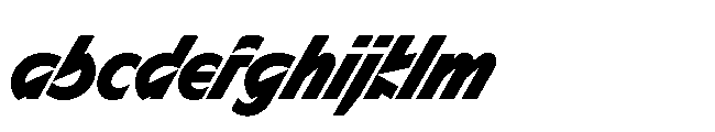 Sizek Pro Condensed Extra Bold Super Italic FONT