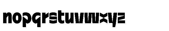 Sizek Pro Condensed Extra Bold Font LOWERCASE