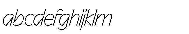 Sizek Pro Condensed Extra Light Italic FONT